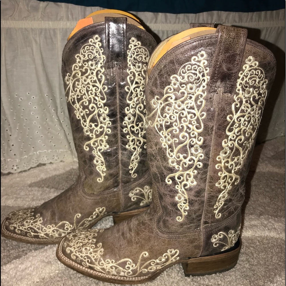 Corral square toe boots